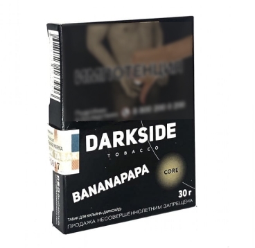 Табак д/кальяна Darkside 30гр Bananapapa Core