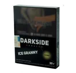 Табак д/кальяна Darkside 30гр Ice Grenny Core