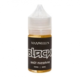 Жидкость Maxwells Salt 30 мл Black 20 мг/мл Терпкий табак