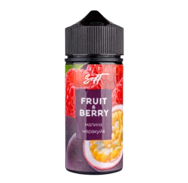 Жидкость Berry&Fruit 100мл. Малина-маракуйя №0 +nicoboost
