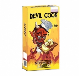 Бестабачная смесь Devil Cook medium, Мороженое с дыней (0,7%), 50 г