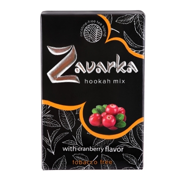 Бестабачная смесь Zavarka с ароматом клюквы 50 гр