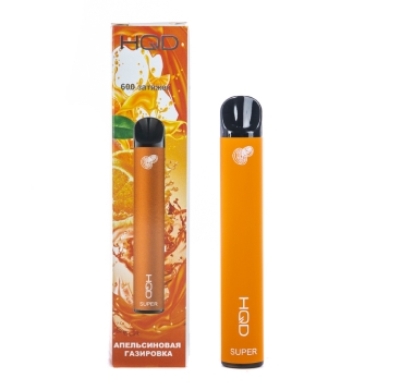Одноразовая электронная сигарета HQD Super Orange soda/Апельсиновый лимонад