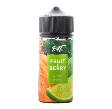 Жидкость Berry&Fruit 100мл. Цитрус-ананас №0 +nicoboost