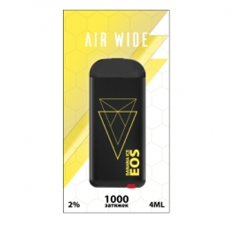 Одноразовая электронная сигарета EOS Air Wide BANANA ICE (2% 4ml 1000 затяжек)