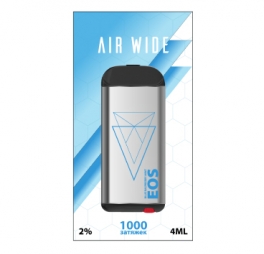 Одноразовая электронная сигарета EOS Air Wide BLUEBERRY POMERGRANATE (2% 4ml 1000 затяжек)