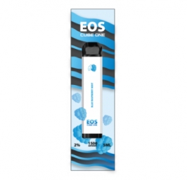 Одноразовая электронная сигарета EOS Cube One BLUE RASPBERRY MINT (2% 5ml 1500 затяжек)