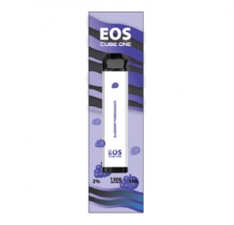 Одноразовая электронная сигарета EOS Cube One BLUEBERRY POMERGRANATE (2% 5ml 1500 затяжек)