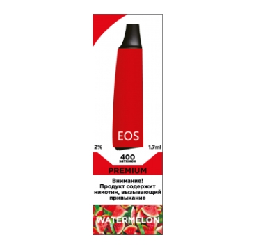 Одноразовое электронное устройство EOS e-stick Premium WATERMELON (2% 1.7ml 400 затяжек)