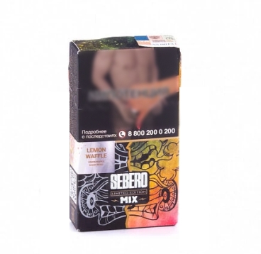 Табак д/кальяна Sebero с ароматом Вафли-лимон, 30 гр Limited