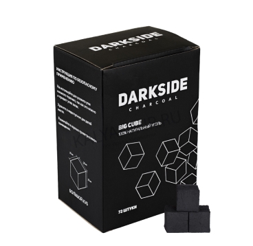 Уголь д/кальянов Darkside Charcoal Big Cube 72 шт, 1кг