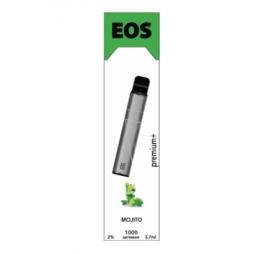 Одноразовая электронная сигарета EOS e-stick Premium Plus MOJITO (2% 3.7ml 1000 затяжек)