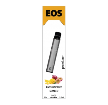 Одноразовая электронная сигарета EOS e-stick Premium Plus PASSIONFRUIT MANGO (2% 3.7ml 1000 затяжек)