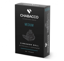 Бестабачная смесь Chabacco Cinnamon Roll (Булочка с Корицей) Medium 50 г
