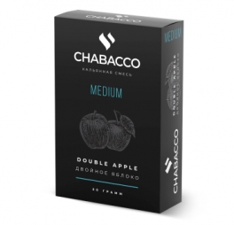 Бестабачная смесь Chabacco Double Apple (Двойное Яблоко) Medium 50 г