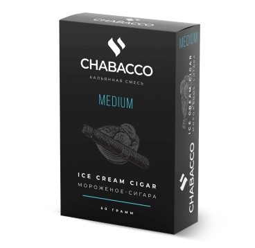 Бестабачная смесь Chabacco Ice Cream Cigar (Мороженое-Сигара) Medium 50 г