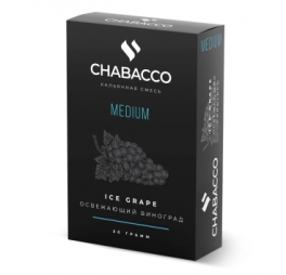 Бестабачная смесь Chabacco Ice Grape (Освежающий Виноград) Medium 50 г
