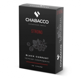 Бестабачная смесь Chabacco Black Currant (Черная Смородина) Strong 50 г