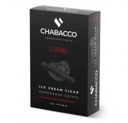 Бестабачная смесь Chabacco Ice Cream Cigar (Мороженое-Сигара) Strong 50 г