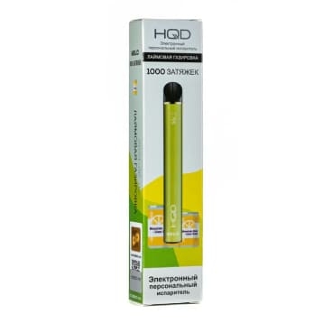 Одноразовая электронная сигарета HQD Melo Mountain dew/Лимон–лайм газировка