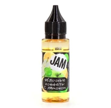 Жидкость Jam Яблочные конфеты с лимоном 2 мг/мл 10 мл
