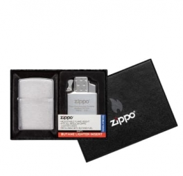 Набор Zippo 200-082950 Зажигалка 200 и газовый вставной блок с двойным пламенем 65827