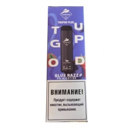 Одноразовая электронная сигарета TUGPOD PLUS Blue Razz (800 затяжек)