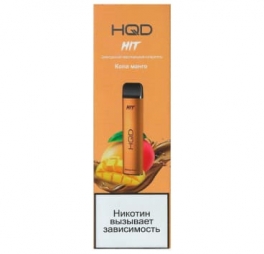 Одноразовая электронная сигарета HQD HIT Mango Cola/Кола манго