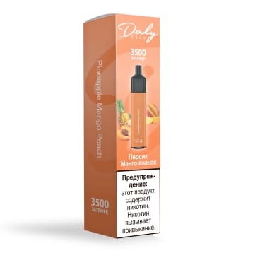 Одноразовая электронная сигарета DALY CODE Pineapple Mango Peach (3500 затяжек)