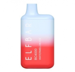 Парогенератор одноразовый Elf Bar Rechargeabe BC 4000 (20 мг) Watermelon Ice (Арбузный лёд)