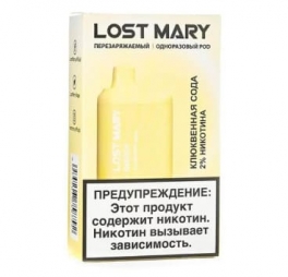 Одноразовая электронная сигарета Lost Mary 5000 (20мг) Клюквенная Сода