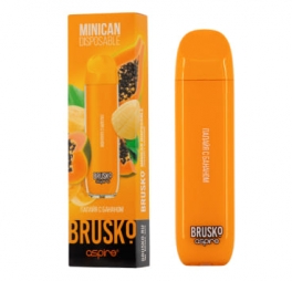 Одноразовая электронная система Brusko Minican 1500 (20 мг) Папайя с бананом