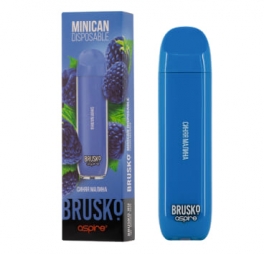 Одноразовая электронная система Brusko Minican 1500 (20 мг) Голубая малина (Синяя малина)