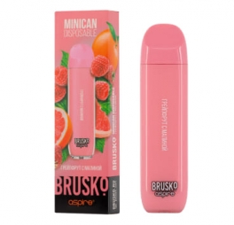 Одноразовая электронная система Brusko Minican 1500 (20 мг) Грейпфрут с малиной