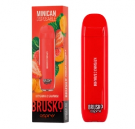 Одноразовая электронная система Brusko Minican 1500 (20 мг) Клубника с бананом