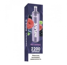 Одноразовая электронная сигарета Inflave Plus 2200 (20 мг) Berries Mix/Ягодный микс