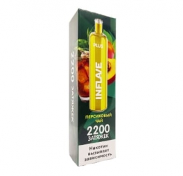 Одноразовая электронная сигарета Inflave Plus 2200 (20 мг) Peach Tea/Персиковый чай
