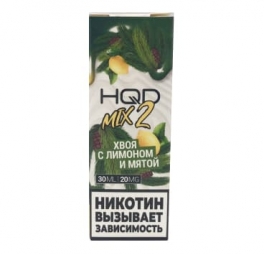 Жидкость HQD MIX IT 2 Хвоя с лимоном и мятой 30 мл, 20 мг