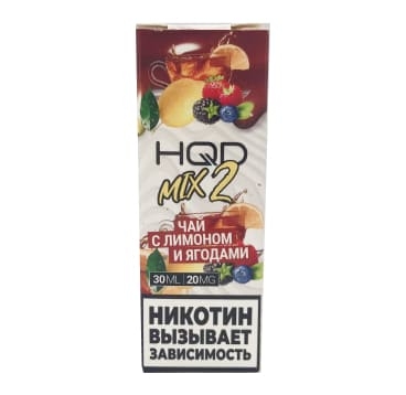 Жидкость HQD MIX IT 2 Чай с лимоном и ягодами 30 мл, 20 мг