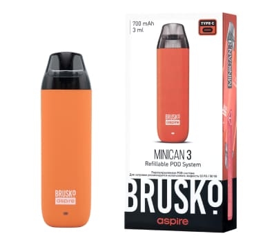 ЭС Brusko Minican 3 (700 mAh) 3 мл. Оранжевый