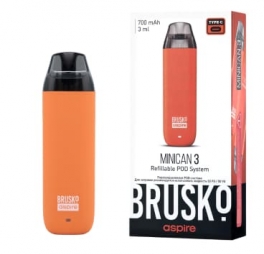 ЭС Brusko Minican 3 (700 mAh) 3 мл. Оранжевый