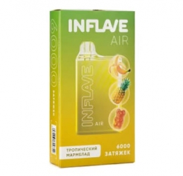 Одноразовая электронная сигарета Inflave Air 6000 (20 мг) Тропический мармелад