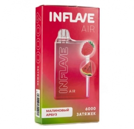 Одноразовая электронная сигарета Inflave Air 6000 (20 мг) Малиновый арбуз