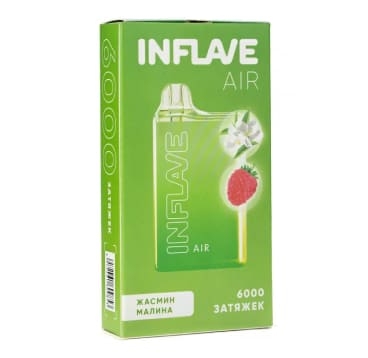 Одноразовая электронная сигарета Inflave Air 6000 (20 мг) Жасмин-Малина