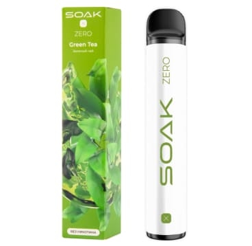 Одноразовая электронная сигарета Soak X Zero 1500 Green Tea