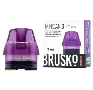 Картридж Brusko Minican 3 без испарителя 3 мл. (цветной в ассортименте)