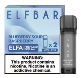 Картридж Elf Bar Elfa Черничная кислая малина 20 мг (1 шт х 4 мл)