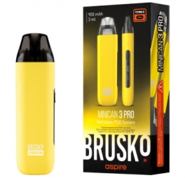 ЭС Brusko Minican 3 Pro (900 mAh) 3 мл. Жёлтый