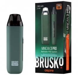 ЭС Brusko Minican 3 Pro (900 mAh) 3 мл. Зелёный