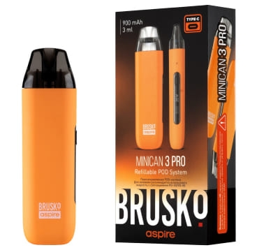ЭС Brusko Minican 3 Pro (900 mAh) 3 мл. Оранжевый